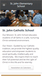 Mobile Screenshot of jcsstjohn.org
